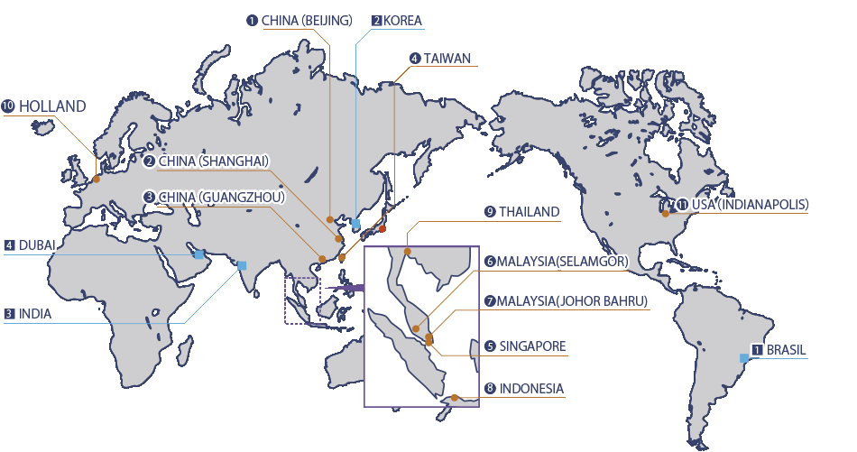 world map of newlong